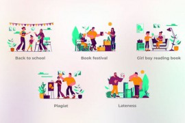 Education - Big Character Tool Set 44608358