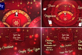 Red Christmas Mogrt 41858841