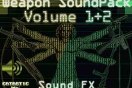 GameDev Market Weapon Sound Pack Volume 1 + 2 WAV