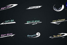 Brush Scribble titles [After Effects] 46879942