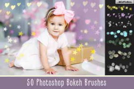Free Download:CM – 50 Bokeh Photoshop Brushes 778982