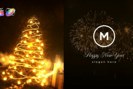 Christmas & New Year Logo Reveal 49927288