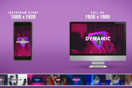 Modern Dynamic Stomp Logo | Instagram Story Size Included 23919457