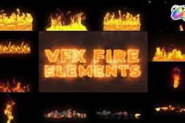 VFX Fire Elements for FCPX 48092140