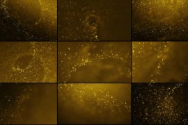 4k Golden Particles Pack 26434627
