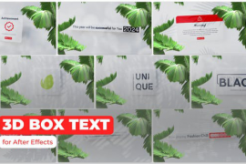 3D BOX TEXT 50830260