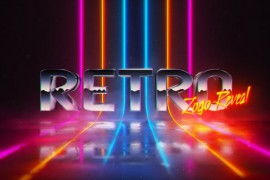 Retrowave Logo Reveal 51374779