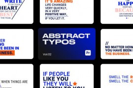 Abstract Typo 02 for Premiere Pro 43751493