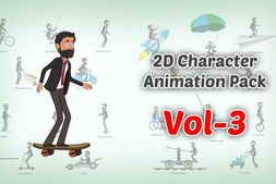 Free Download:2D character Animation Pack Vol 3 59039950
