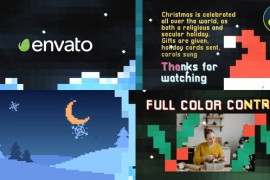 Christmas New Year Pixel Opener | DaVinci Resolve 48683863