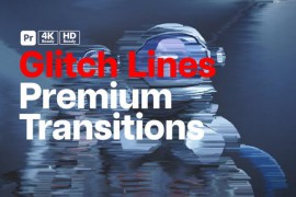 Premium Transitions Glitch Lines for Premiere Pro 49724818