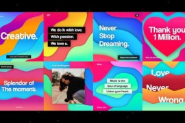 Colorful Social Media Posts 43542585