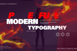 Particles Animated Typography Titles 43336112