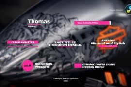 Clean Lower Thirds I Titles For DaVinci Resolve 32394816