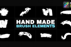 Hand Made Brush Elements | FCPX 52609653