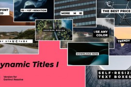 Dynamic Titles I | DaVinci Resolve 48096429