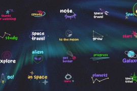Space Titles | DaVinci Resolve 46682163