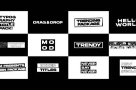 Typography Titles 1.0 | Premiere Pro 43968058