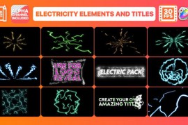 Electricity Elements And Titles | FCPX 30387986