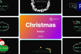 Christmas Badges for Premiere Pro Vol. 03 49538062