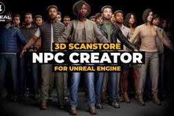 3D Scan – UE5 Rigged NPC Creator