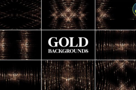Gold Backgrounds for DaVinci Resolve 51599684