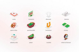 Casino - Isometric Icons 43384887