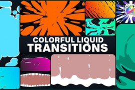 Colorful Liquid Transitions for FCPX 51473183