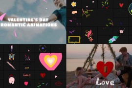 Valentine's Day Romantic Animations for DaVinci Resolve 43362256