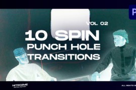 Punch Hole Spin Transitions Vol. 02 for Premiere Pro 45078389