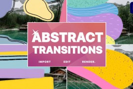 Abstract Colorful Seamless Transitions | Premiere Pro MOGRT 48046569