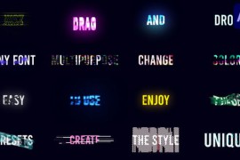 Glitch Text Presets Pack for After Effects 48431922