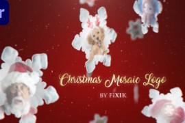 Christmas Mosaic Logo | MOGRT 49834633