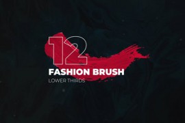 Brush Fashion Lower Thirds 44185692
