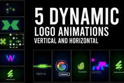 Free Download:Dynamic Logo Pack 5in1 62279090