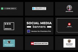 Social Media Banners | Premiere Pro 49881001