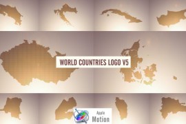 World Countries Logo & Titles V5 - Apple Motion 40824552