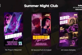 Summer Night Club Instagram Reels 52454721