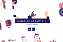 Hands Infographics Animated Icons 44951508