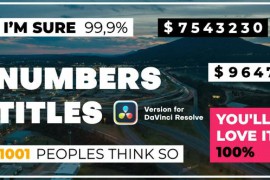 Numbers Titles | DaVinci Resolve 50363781