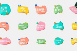 Abstract Forms Lower Thirds for DaVinci Resolve 45549527