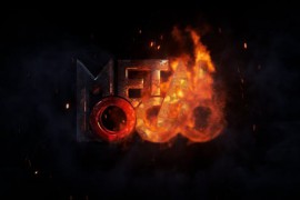 Burning Metal Logo Mogrt 49779114