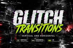 Free Download:Glitch Transitions Vertical And Horizontal 64115311