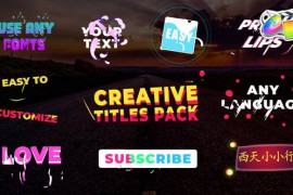 Creative Titles | FCPX 25895885