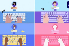 Hands Keyboard Log In Explainer for After Effects 52239161