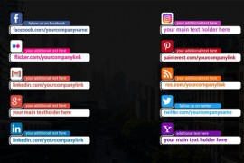 Social Media Lower Thirds 42670191