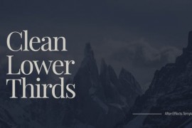 Clean Lower Thirds 52468869