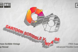 Cartoon Scribble Vintage Logo Reveal 43999031