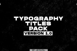 Typography Titles | Premiere Pro (MOGRT) 49142726
