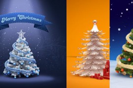 Christmas & New Year Greeting Card Design 3689617